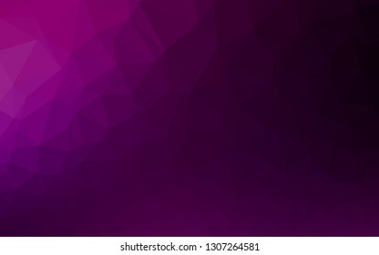 Dark Purple vector abstract mosaic background. Shining colored illustration in a Brand new style. Completely new design for your business.
