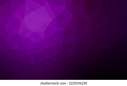 Patrón de mosaico abstracto del vector púrpura oscuro. Ilustración abstracta brillante con un diseño elegante. Nuevo diseño para su negocio.