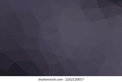 Fondo de mosaico abstracto vector púrpura oscuro. Muestra con formas poligonales. Plantilla para un fondo de teléfono móvil.