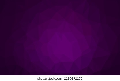 Fondo de mosaico abstracto del vector púrpura oscuro. Una ilustración de color completamente nueva en un estilo vago. Patrón texturizado para el fondo.