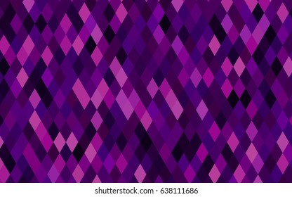 Dark Purple vector abstract mosaic template. Creative geometric illustration in Origami style with gradient. Brand-new design for your business.