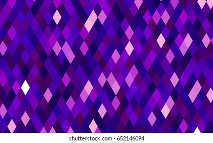 Dark Purple vector abstract mosaic background. Shining colored illustration in a brand-new style. The completely new template can be used for your brand book.