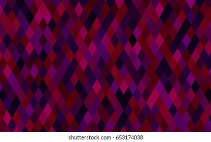 Dark Purple vector abstract mosaic pattern. A vague abstract illustration with gradient. The textured pattern can be used for background.