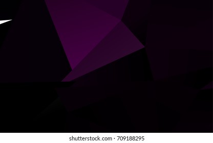 Dark Purple vector abstract mosaic template. Colorful illustration in abstract style with gradient. The completely new template can be used for your brand book.