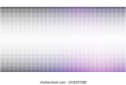 Dark Purple vector abstract pattern with circles. Geometry template for your business design. Background with colored spheres.