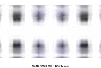Dark Purple vector abstract pattern with circles. Geometry template for your business design. Background with colored spheres.