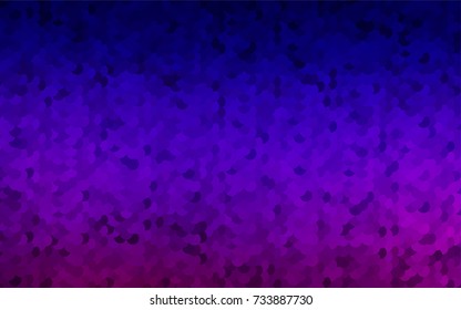 Dark Purple vector abstract pattern with circles. Geometry template for your business design. Background with colored spheres.