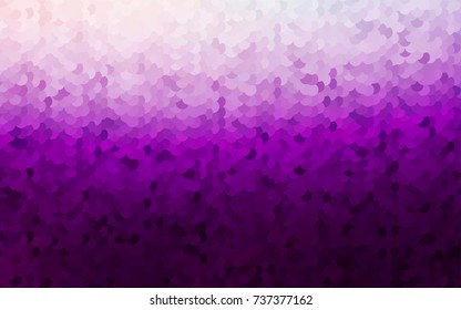 Dark Purple vector abstract pattern with circles. Geometry template for your business design. Background with colored spheres.