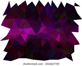 Dark Purple vector abstract polygonal background. A sample with polygonal shapes. A completely new design for your business.