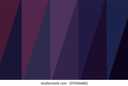 Dark Purple vector abstract polygonal template. Polygonal abstract illustration with gradient. Brand-new design for your business.