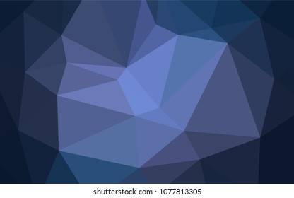 Dark Purple vector abstract polygonal background. Glitter abstract illustration with an elegant design. Textured pattern can be used for background.