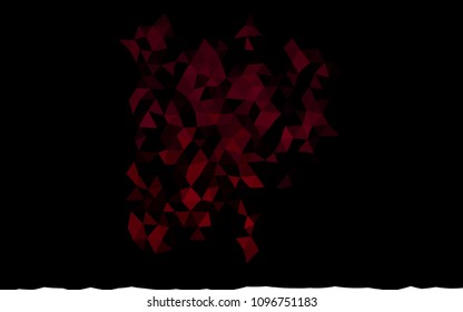Dark Purple vector abstract polygonal pattern. Shining illustration, which consist of triangles. The elegant pattern can be used as part of a brand book.