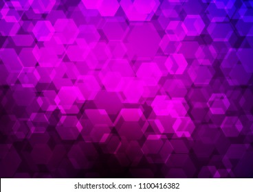 Dark Purple vector abstract polygonal pattern. Colorful illustration in abstract style with gradient. A new texture for your design.