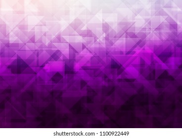 Dark Purple vector abstract polygonal abstract polygonal. A sample with polygonal shapes. A completely new design for your business.
