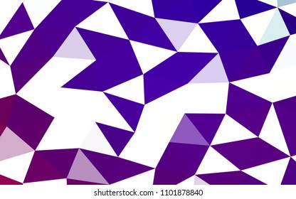 Dark Purple vector abstract polygonal abstract polygonal. A vague abstract illustration with gradient. The polygonal design can be used for your web site.