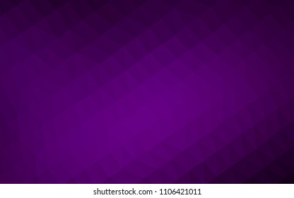 Dark Purple vector abstract polygonal layout. A sample with polygonal shapes. The template can be used as a background for cell phones.