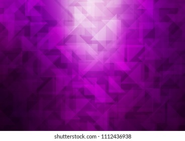 Dark Purple vector abstract polygonal cover. Colorful abstract illustration with gradient. A new texture for your design.