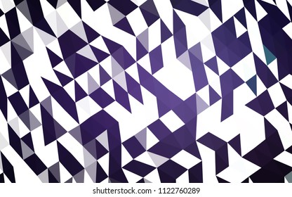 Dark Purple vector abstract polygonal background. Modern geometrical abstract illustration with gradient. Triangular pattern for your business design.