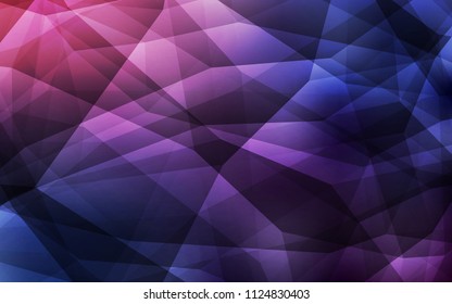 Dark Purple vector abstract polygonal background. Colorful illustration in abstract style with triangles. A new texture for your web site.