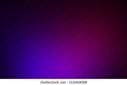 Dark Purple vector abstract polygonal layout. An elegant bright illustration with gradient. The elegant pattern can be used as part of a brand book.