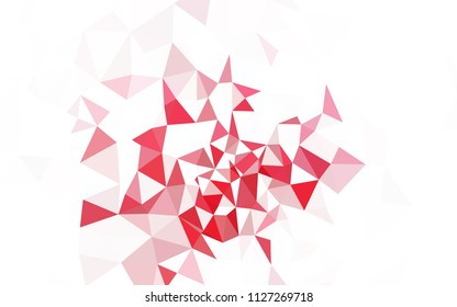 Dark Purple vector abstract polygonal background. Colorful illustration in polygonal style with gradient. Brand new style for your business design.