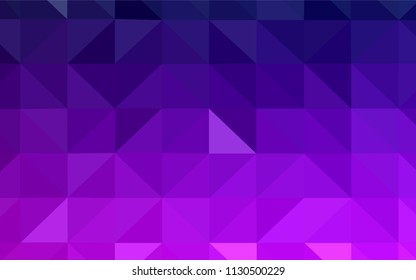 Dark Purple vector abstract polygonal template. Creative geometric illustration in Origami style with gradient. Polygonal design for your web site.