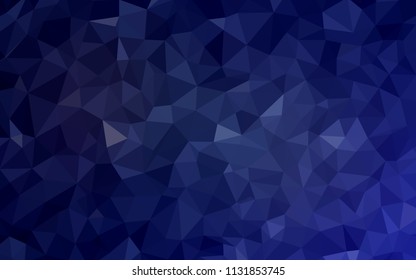 Dark Purple vector abstract polygonal pattern. A completely new color illustration in a polygonal style. New template for your brand book.
