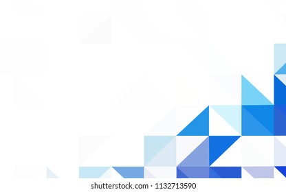 Dark Purple vector abstract polygonal template. Colorful abstract illustration with triangles. Completely new template for your banner.