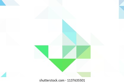 Dark Purple vector abstract polygonal template. A completely new color illustration in a polygonal style. Textured pattern for your backgrounds.