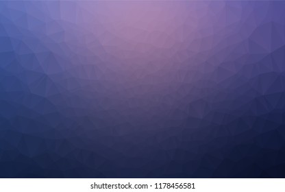 Dark Purple vector abstract polygonal layout. Colorful illustration in abstract style with gradient. The completely new template can be used for your brand book.