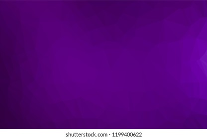 Dark Purple vector abstract polygonal texture. Creative geometric illustration in Origami style with gradient. The polygonal design can be used for your web site.