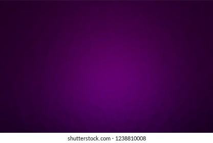 Dark Purple vector abstract polygonal texture. Creative illustration in halftone style with gradient. A new texture for your design.