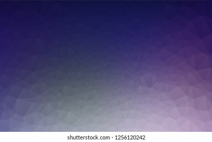 Dark Purple vector abstract polygonal texture. Shining colored illustration in a Brand new style. A completely new design for your business.