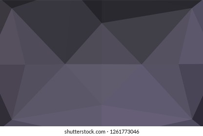 Dark Purple vector abstract polygonal cover. Shining colored illustration in a Brand new style. The completely new template can be used for your brand book.