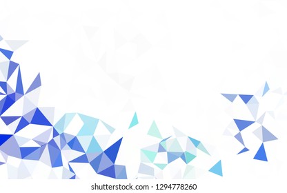 Dark Purple vector abstract polygonal background. Creative geometric illustration in Origami style with gradient. Brand new design for your business.