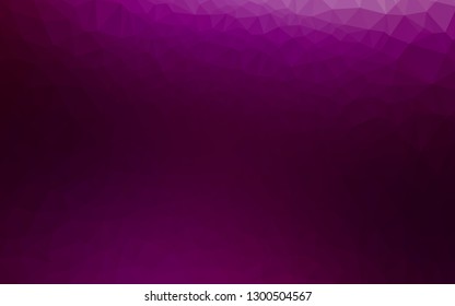Dark Purple vector abstract polygonal cover. A completely new color illustration in a vague style. Textured pattern for background.