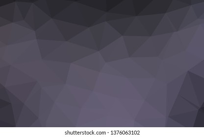 Dark Purple vector abstract polygonal texture. A sample with polygonal shapes. Completely new design for your business.