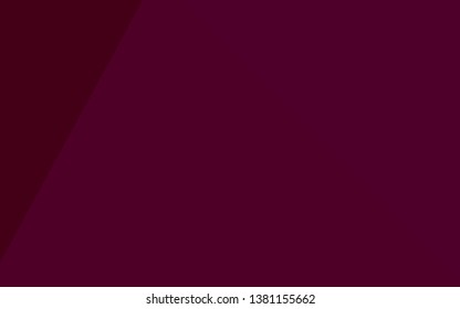 Dark Purple vector abstract polygonal cover. Shining illustration, which consist of triangles. Template for your brand book.