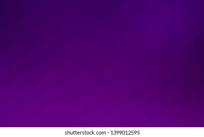 Dark Purple vector abstract polygonal layout. A completely new color illustration in a vague style. Template for a cell phone background.