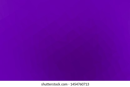 Dark Purple vector abstract polygonal texture. An elegant bright illustration with gradient. Triangular pattern for your business design.