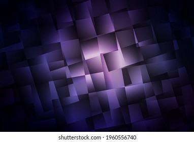 Dark Purple vector abstract polygonal background. Modern abstract illustration with triangles. A completely new design for your leaflet.