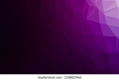 Diseño poligonal abstracto del vector púrpura oscuro. Muestra con formas poligonales. Nuevo estilo para su diseño de negocio.