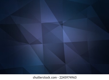 Dark Purple vector abstract polygonal background. Colorful abstract illustration with triangles. Completely new template for your banner.