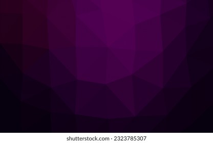 Dark Purple vector abstract polygonal cover. Geometric illustration in Origami style with gradient. Polygonal design for your web site.