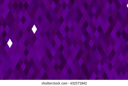 Dark Purple vector abstract polygonal background. Shining illustration, which consist of triangles. Triangular pattern for your business design.
