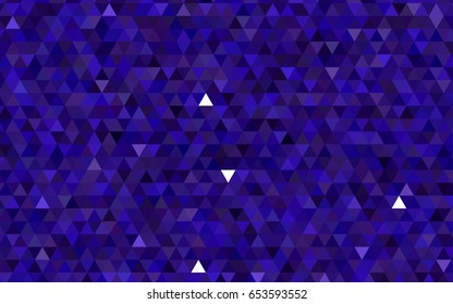 Dark Purple vector abstract polygonal pattern. Creative geometric illustration in Origami style with gradient. A completely new template for your business design.