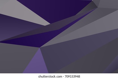 Dark Purple vector abstract polygonal pattern. A completely new color illustration in a vague style. A completely new design for your business.