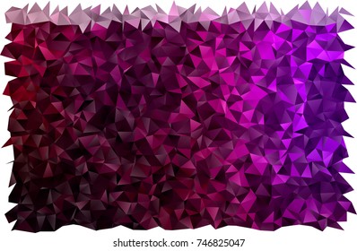Dark Purple vector abstract polygonal background. A vague abstract illustration with gradient. The elegant pattern can be used as part of a brand book.
