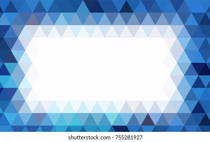 Dark Purple vector abstract polygonal background. Modern geometrical abstract illustration with gradient. Triangular pattern for your business design.