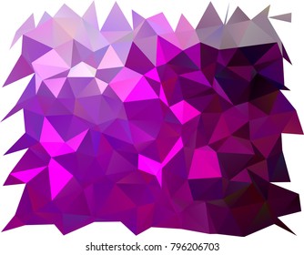 Dark Purple vector abstract polygonal pattern. Creative geometric illustration in Origami style with gradient. The template can be used as a background for cell phones.